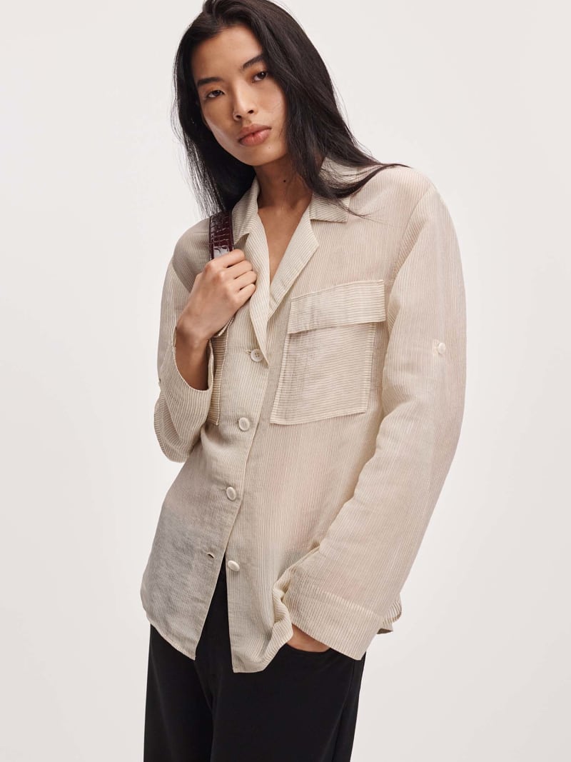 Sonny Striped Organza Blouse