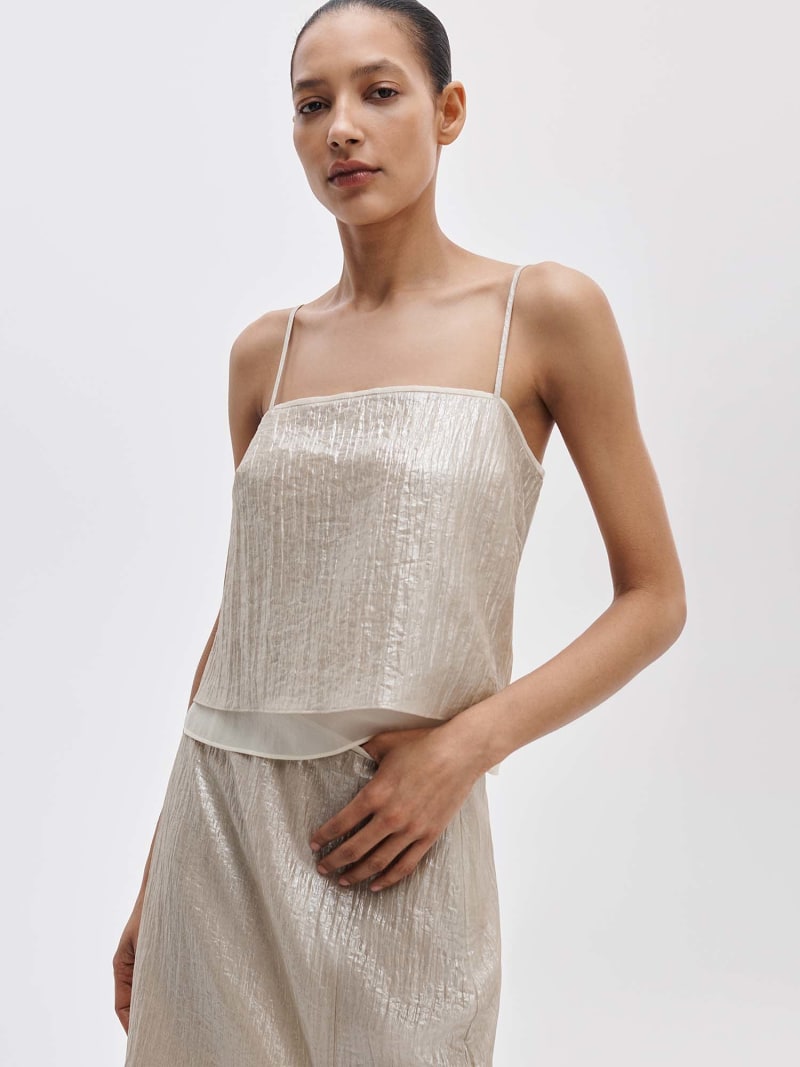 Suki Crinkled Organza Cami
