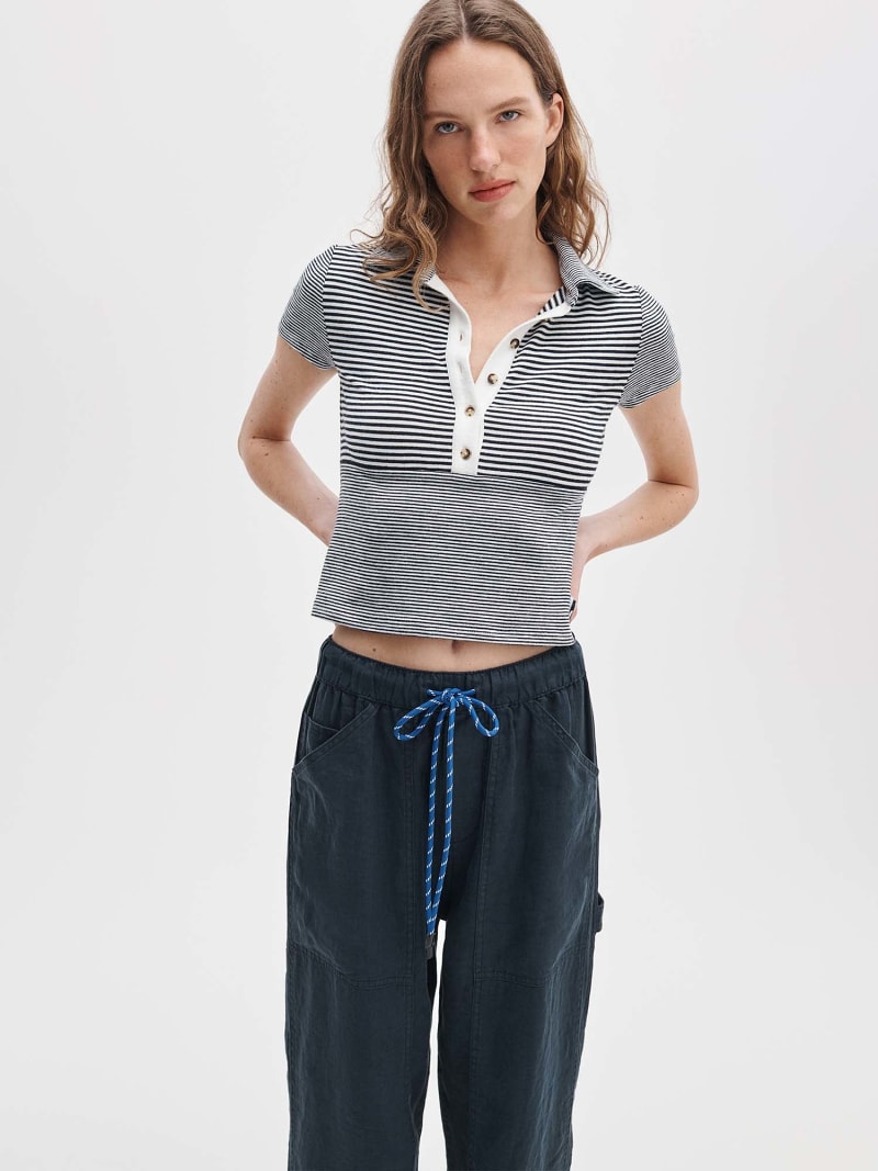 The Knit Striped Polo