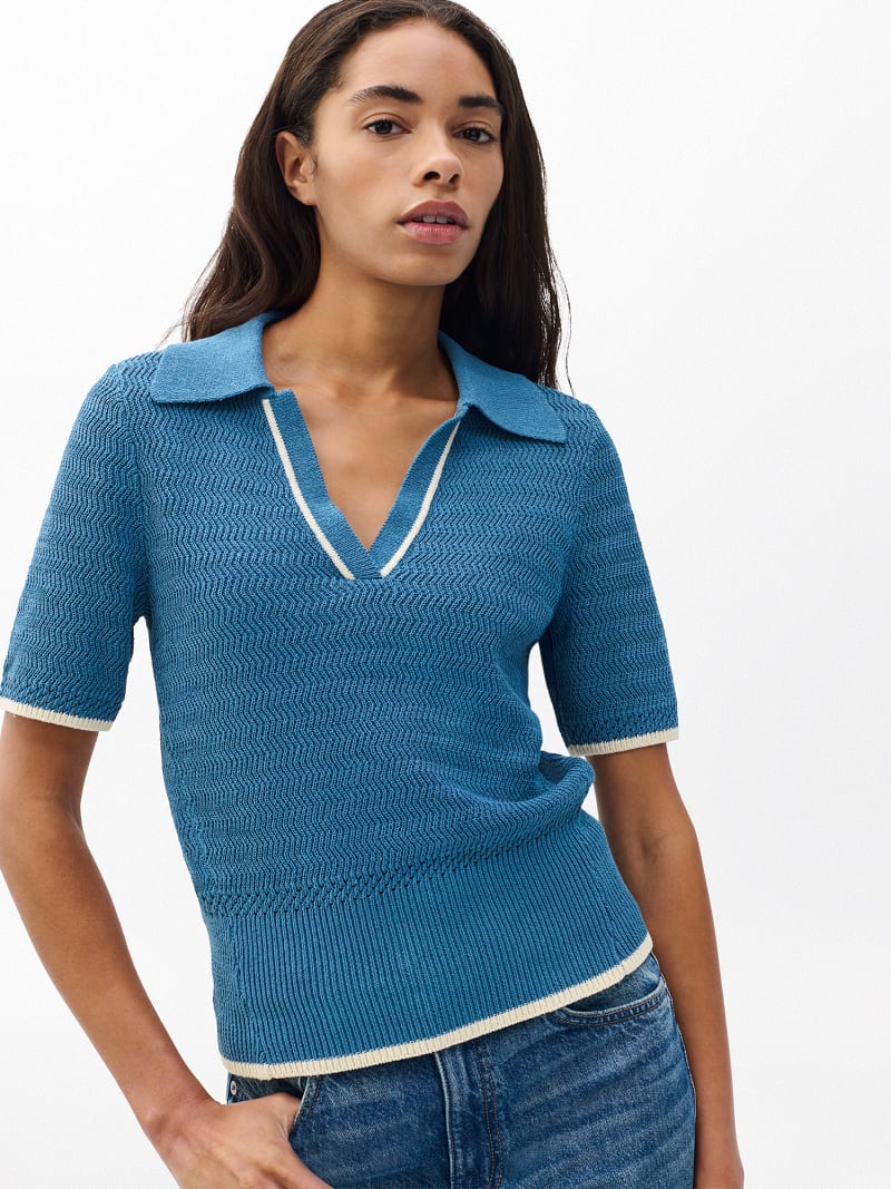 Costi Strick-Poloshirt