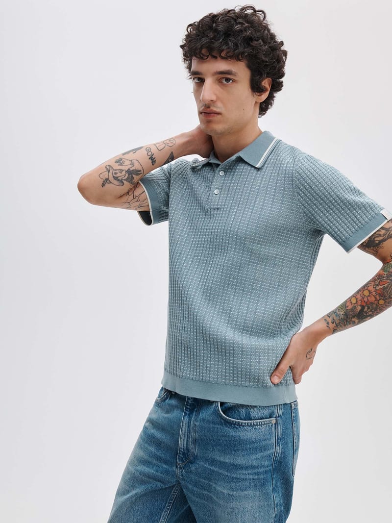 Harvey Rippstrick-Poloshirt