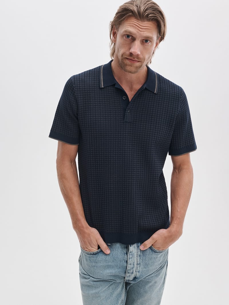 Harvey Rippstrick-Poloshirt