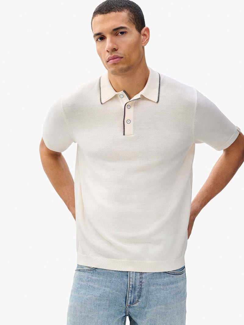 Crawford Wool-Cashmere Knit Polo