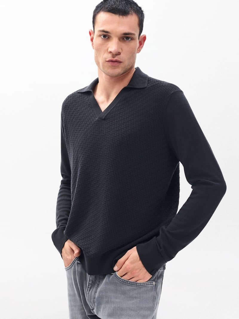 Charles Woll-Polo mit Johnny-Kragen