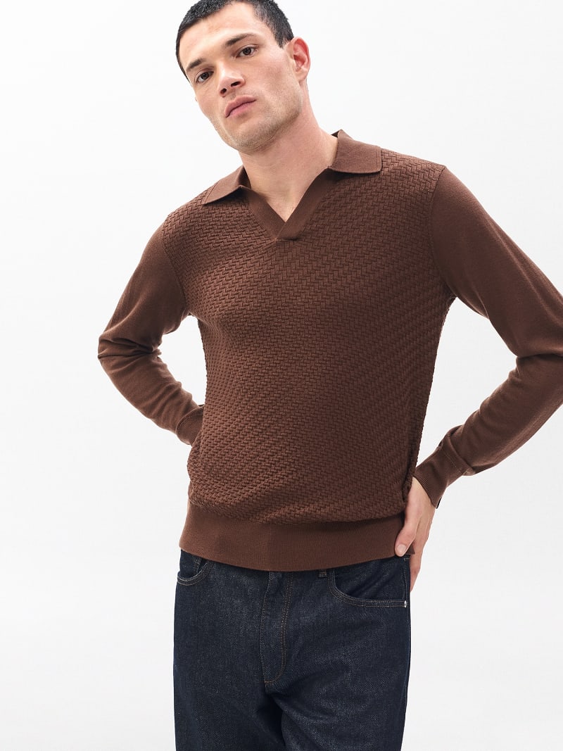 Charles Woll-Polo mit Johnny-Kragen