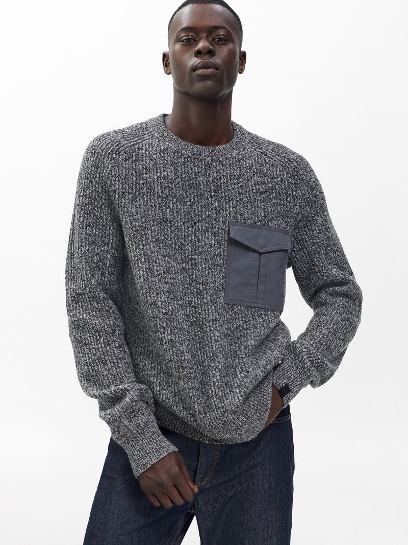 Walker Pullover aus meliertem Mischmaterial