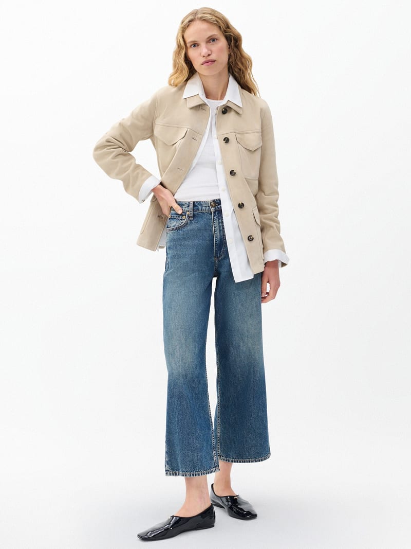 Andi Ankle Wide-Leg Jeans