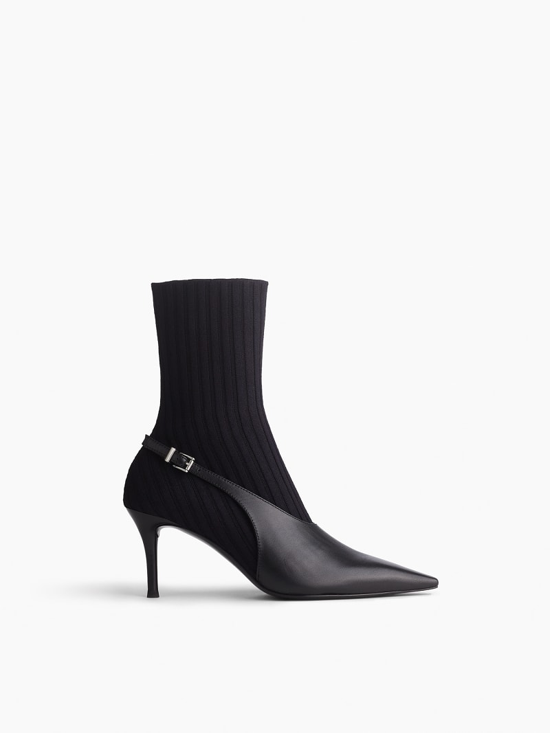 Mercer Slingback-Stiefel mit Sockeneffekt
