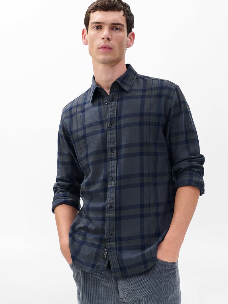 Chemise en flanelle &agrave; carreaux Tomlin